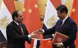 الرئيس الصيني شي جين بينج والرئيس المصري عبد الفتاح السيسي