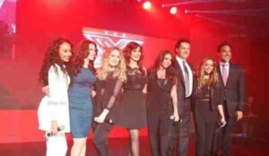اعضاء لجنة تحكيم برنامج X-factor 2015 الفنان راغب علامة والفنانة اليسا والفنانة دنيا سمير غانم