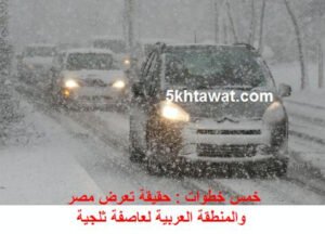 حقيقة تعرض مصر والمنطقة العربية لعاصفة ثلجية في شهر يونيو