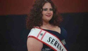 اللبنانية سيرينا الشعار ملكة جمال البدينات العرب 2015