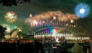 صور احتفالات رأس السنة 2019 في مدن العالم وصور عروض الالعاب النارية والليزر