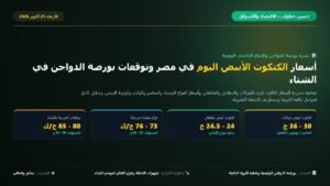 أسعار الكتكوت الأبيض اليوم في مصر وتوقعات أسعار الدواجن في الشتاء 2026