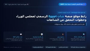 رابط موقع منصة شات Egypt الرسمي التابع لمركز المعلومات ودعم اتخاذ القرار بمجلس الوزراء