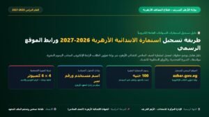تسجيل استمارة الشهادة الابتدائية الأزهرية 2026-2027 ورابط بوابة الأزهر الإلكترونية